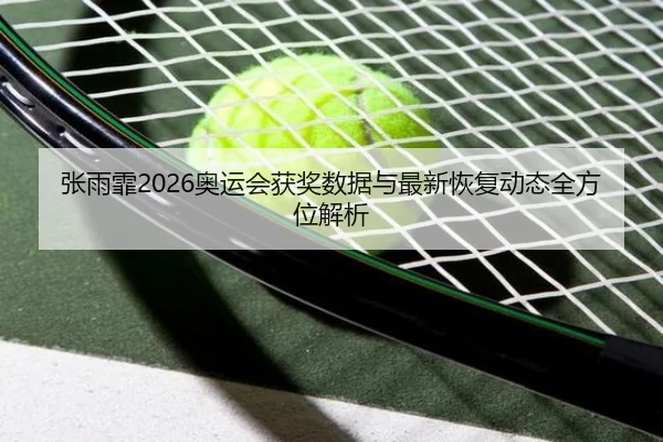 张雨霏2026奥运会获奖数据与最新恢复动态全方位解析